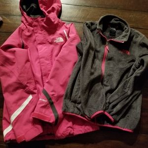The North Face girls triclimate jacket